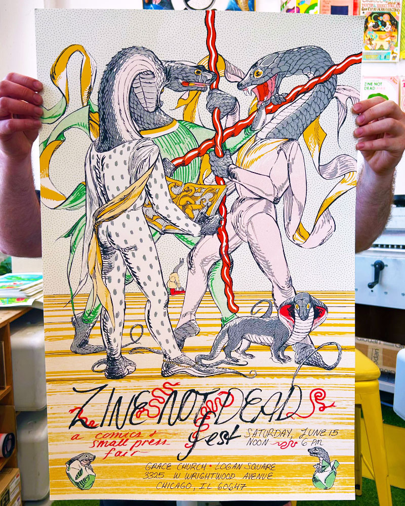 Zine Not Dead Fest screenprint